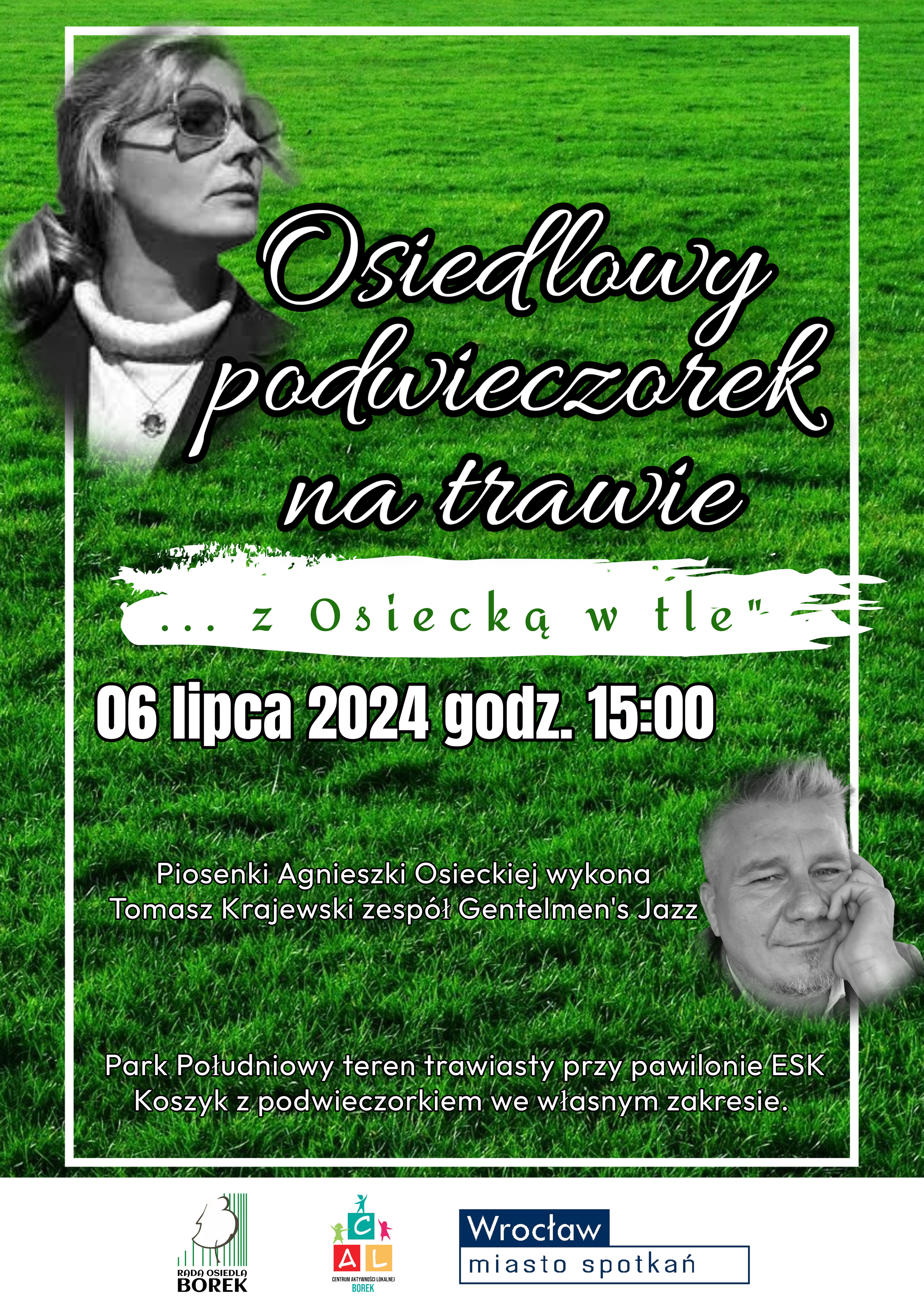 osiedlowy podwieczorek na trawie