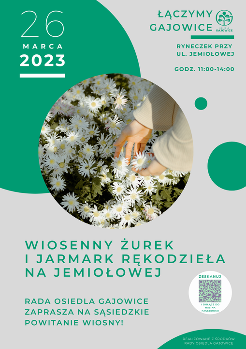 wiosenny zurek i jarmark rękodzielniczy ul. Jemiołowa 23.03.24 r.