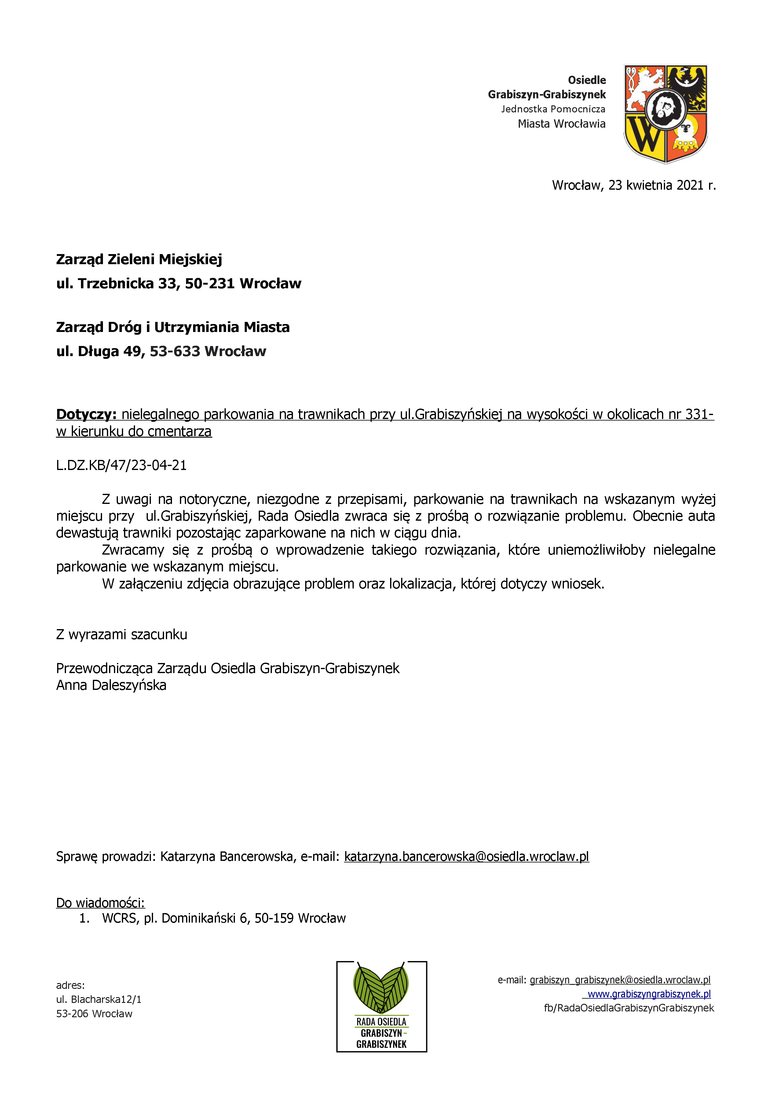 KB47 23 04 21 grabiszynska parkowanie kopia
