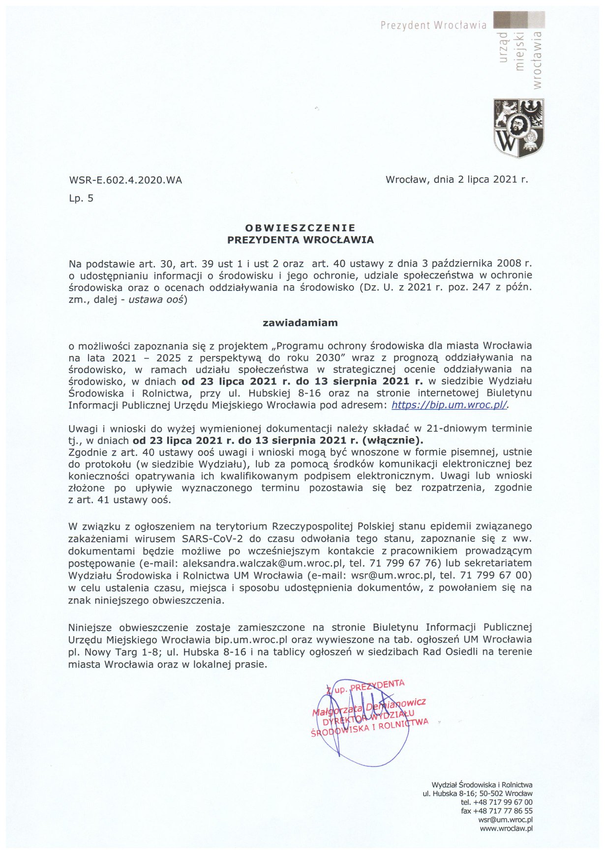 program ochrony srodowiska 21 25