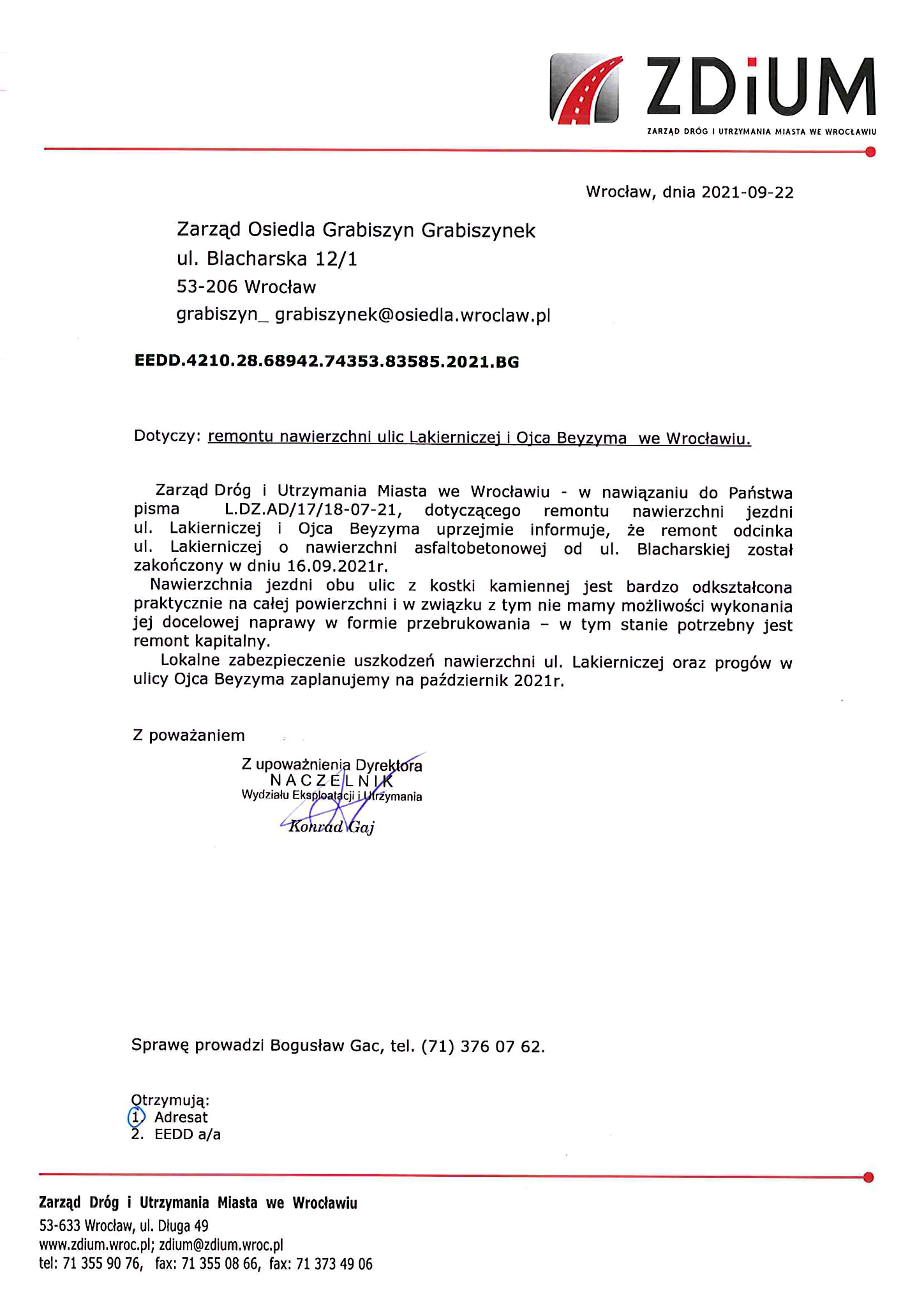 remont beyzyma lakiernicza odp