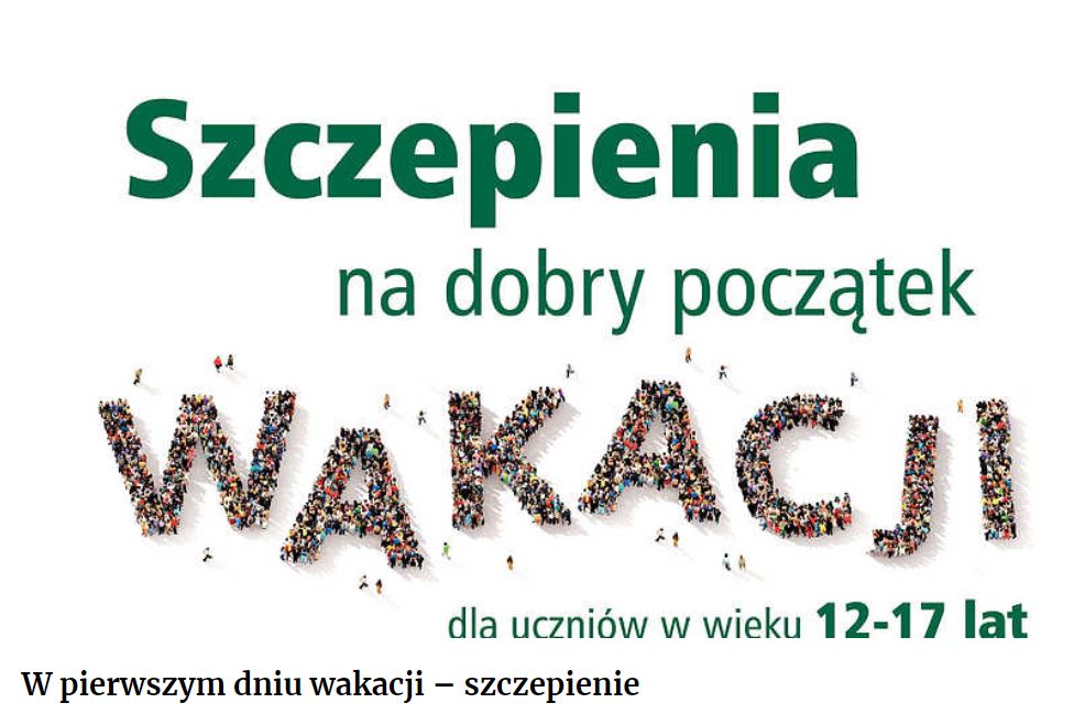 szczepienie dzieci wakacje 21