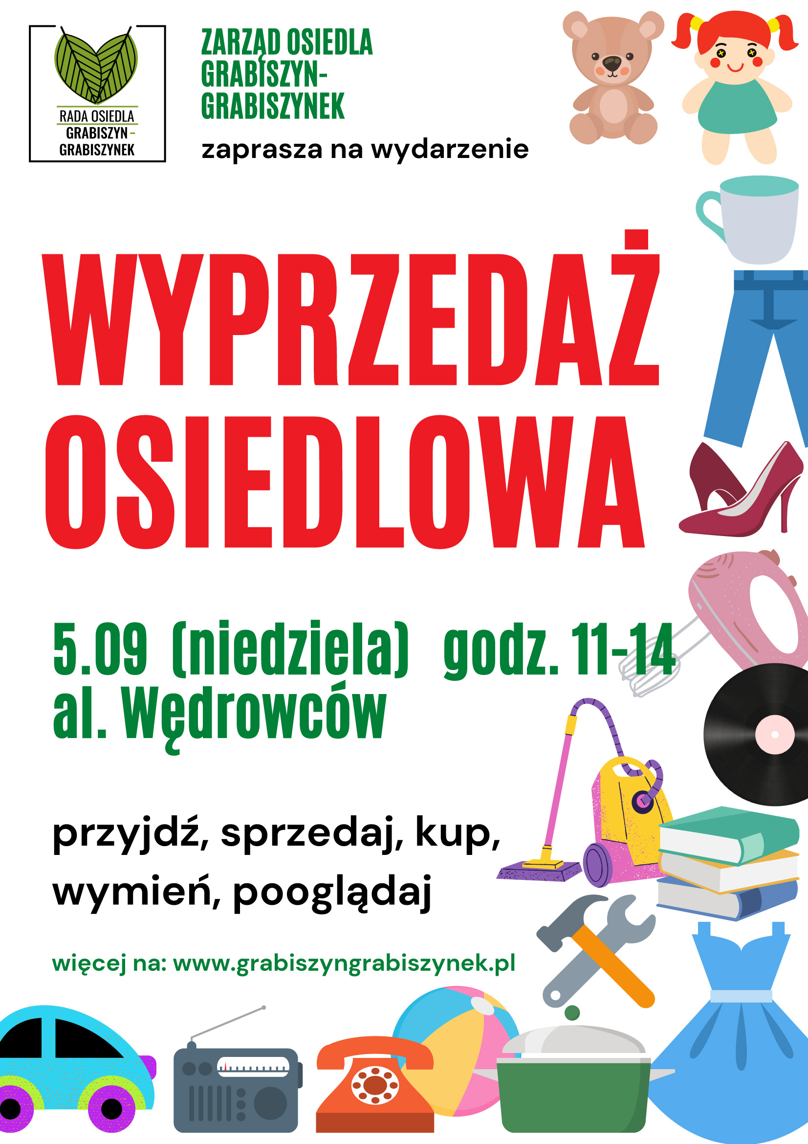 wyprzedaż osiedlowa