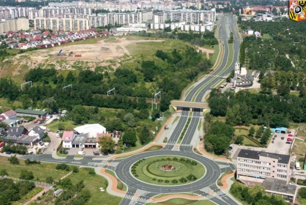 2016 01 31 Modernizacja ul Buforowej zaklada budowe ronda