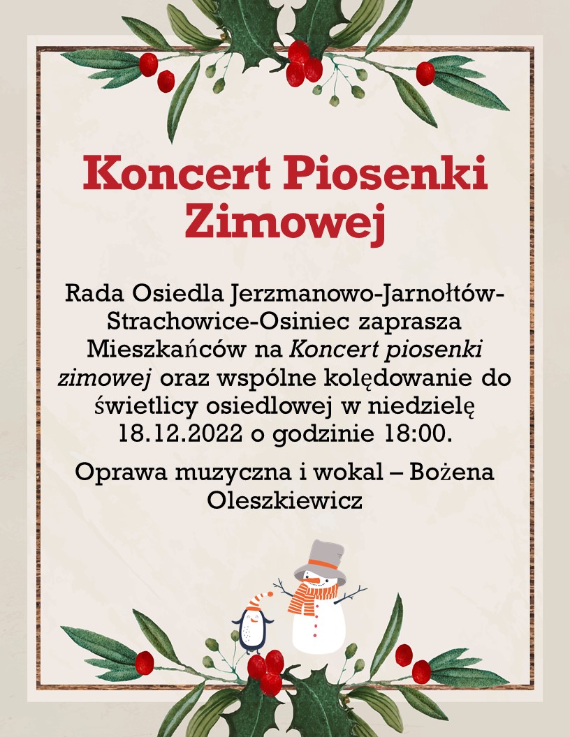 Koncert 18 12 22