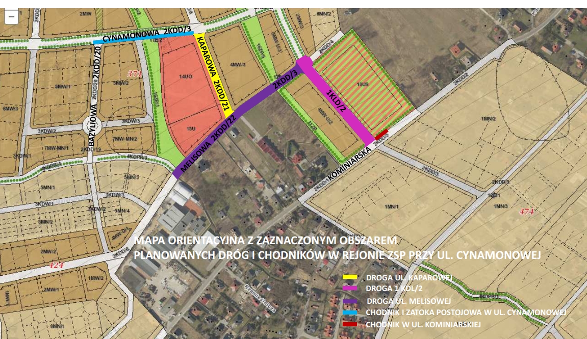 2021 01 23 11 42 41 22.01.2020 Zakres budowy ulic koło szkoły mapa.pdf Foxit Reader