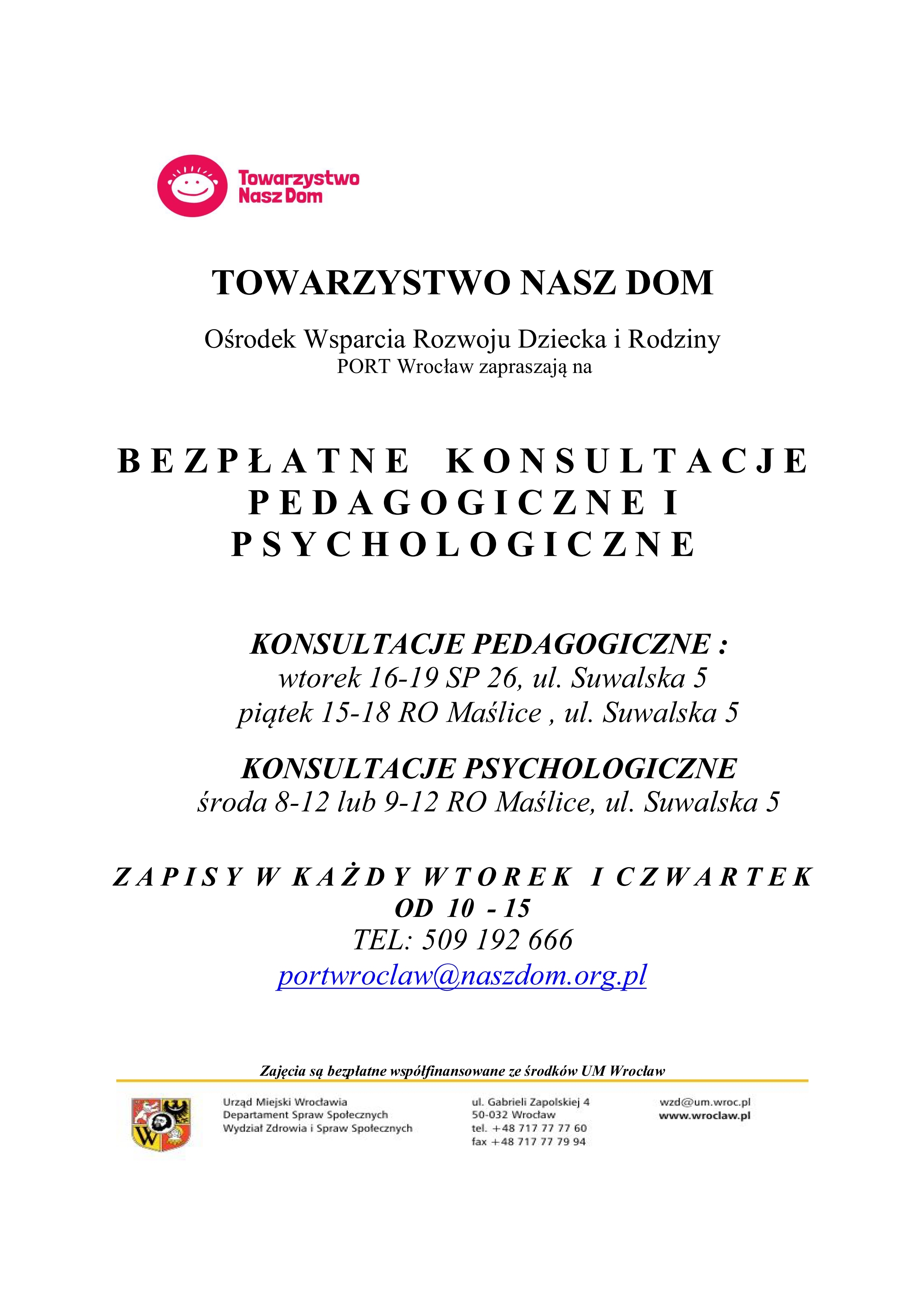 konsultacje psychologiczne
