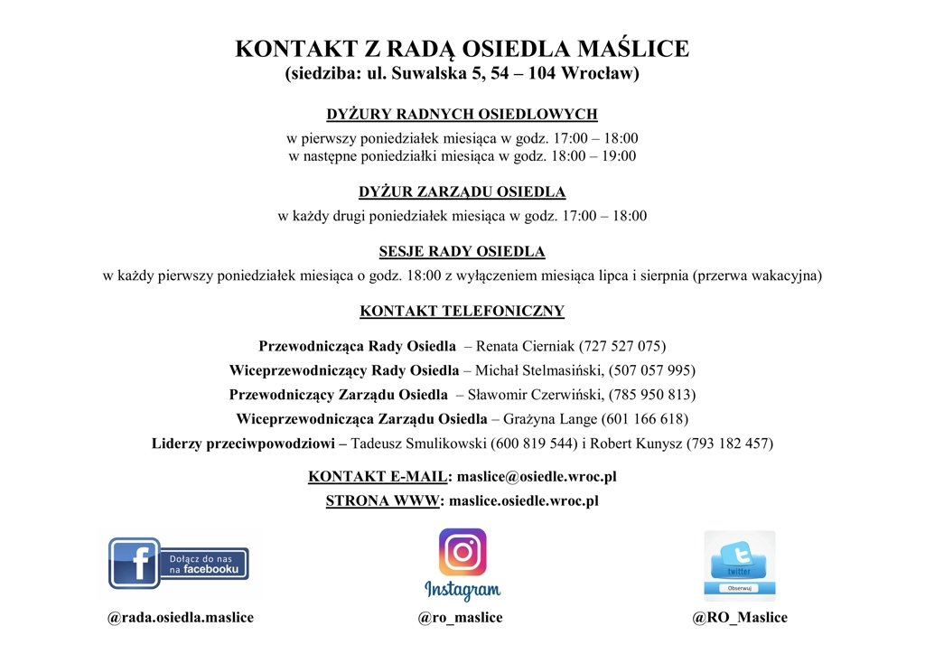 kontakt z RO