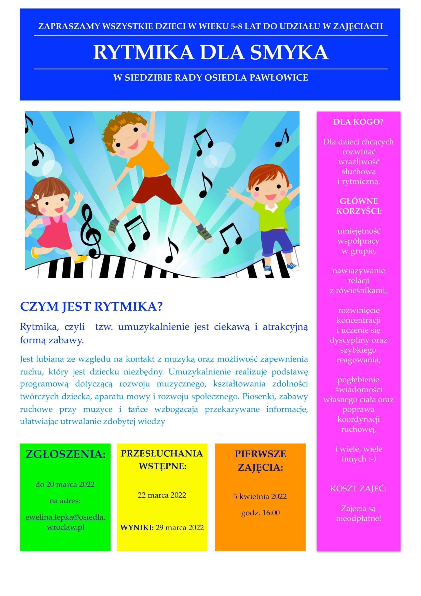 Rytmika plakat 1