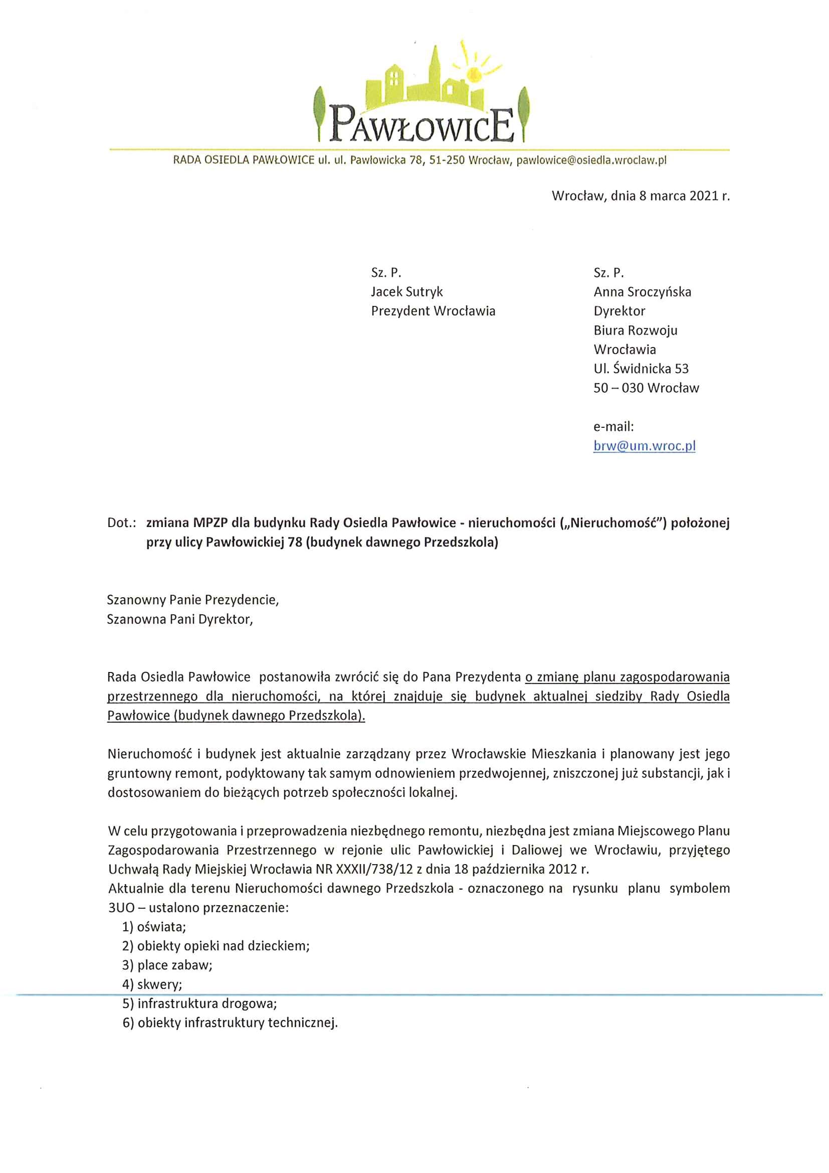 BRW MPZP Budynek RO Pawłowice 1