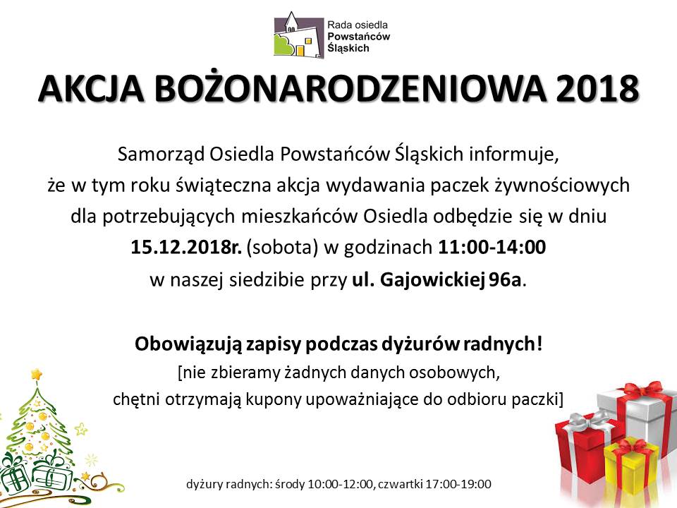 akcje świąteczne 2018