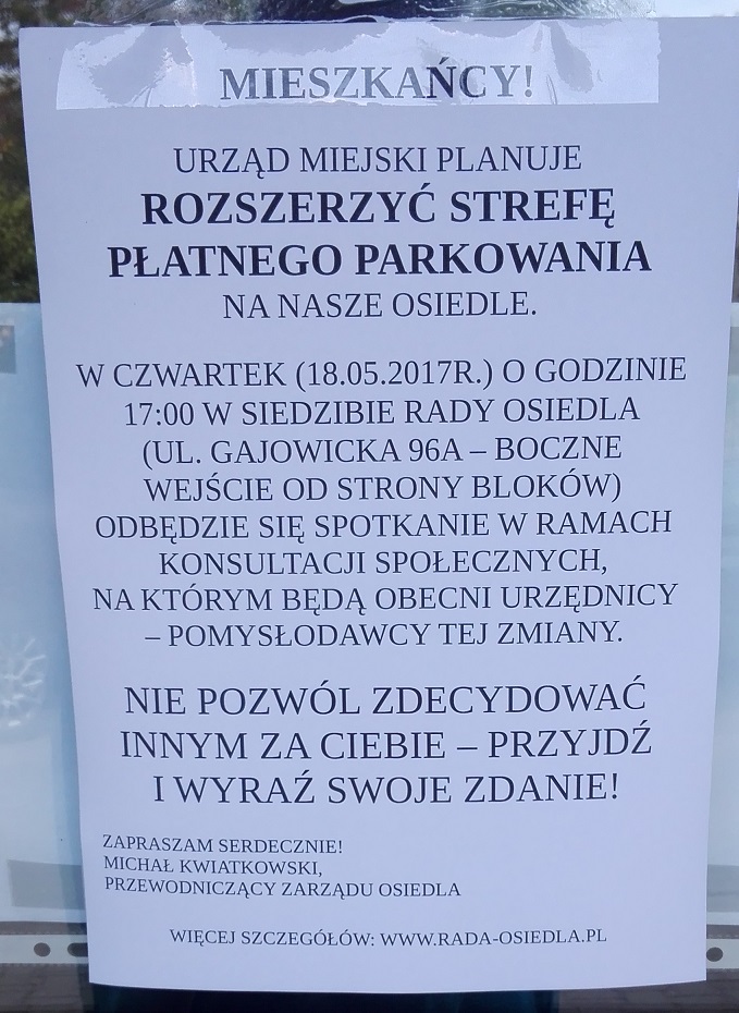 ogłoszenie nasze