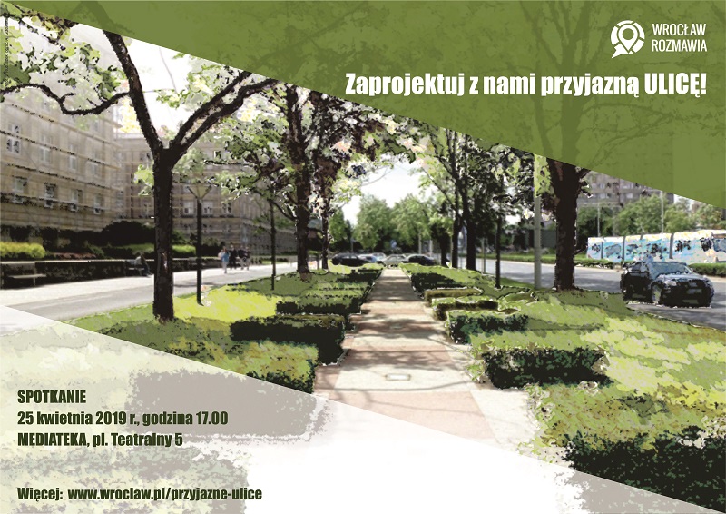 przyjazne ulice PLAKAT FIN