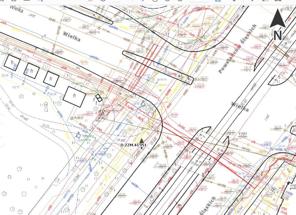 powstańców mapa