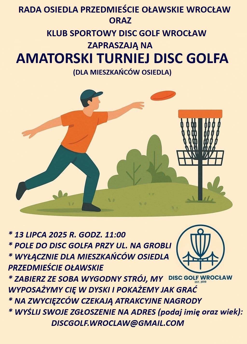 DISC GOLF TURNIEJ 2025