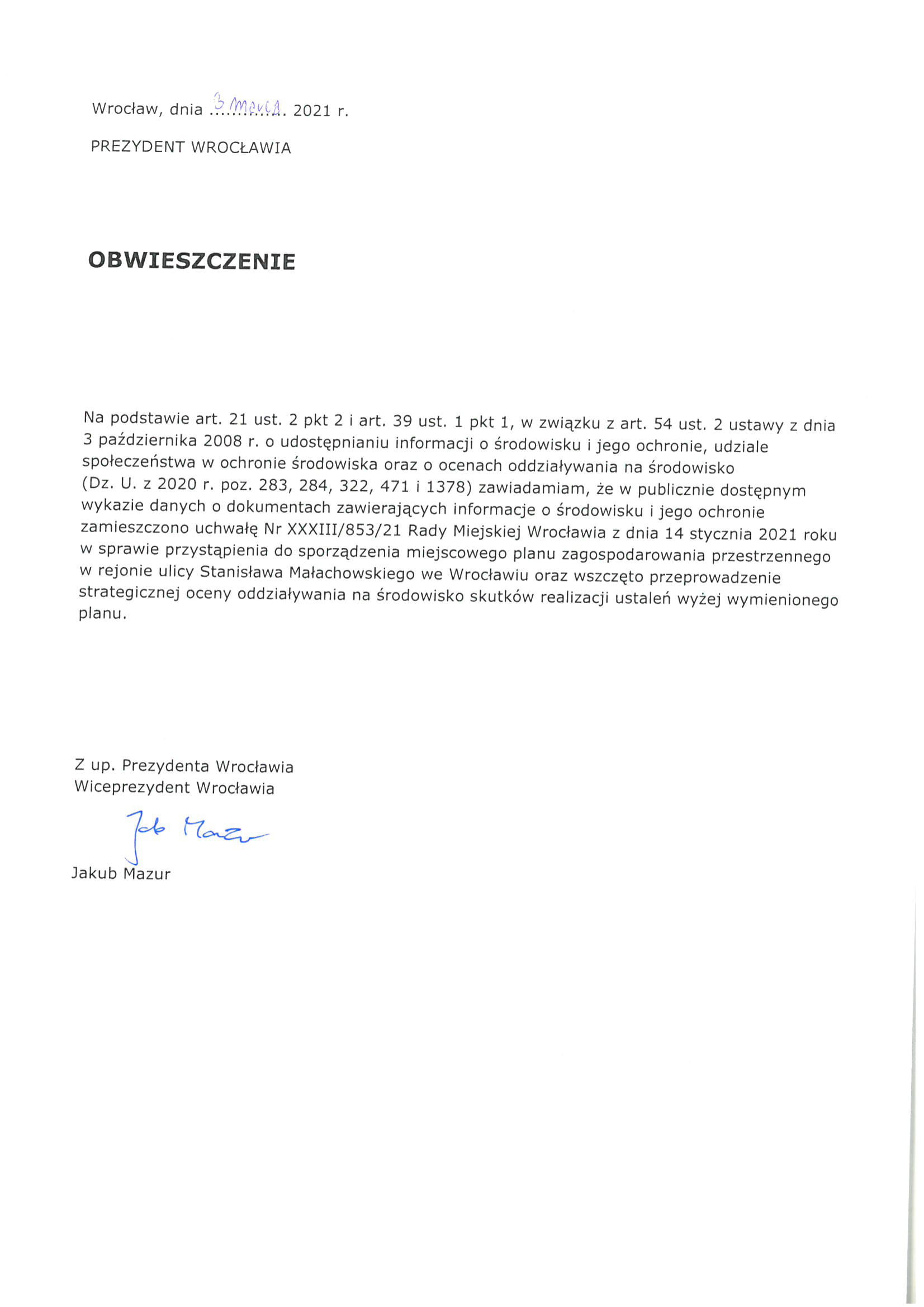 RO Przedmieście Oławskie mpzp Małachowskiego 4