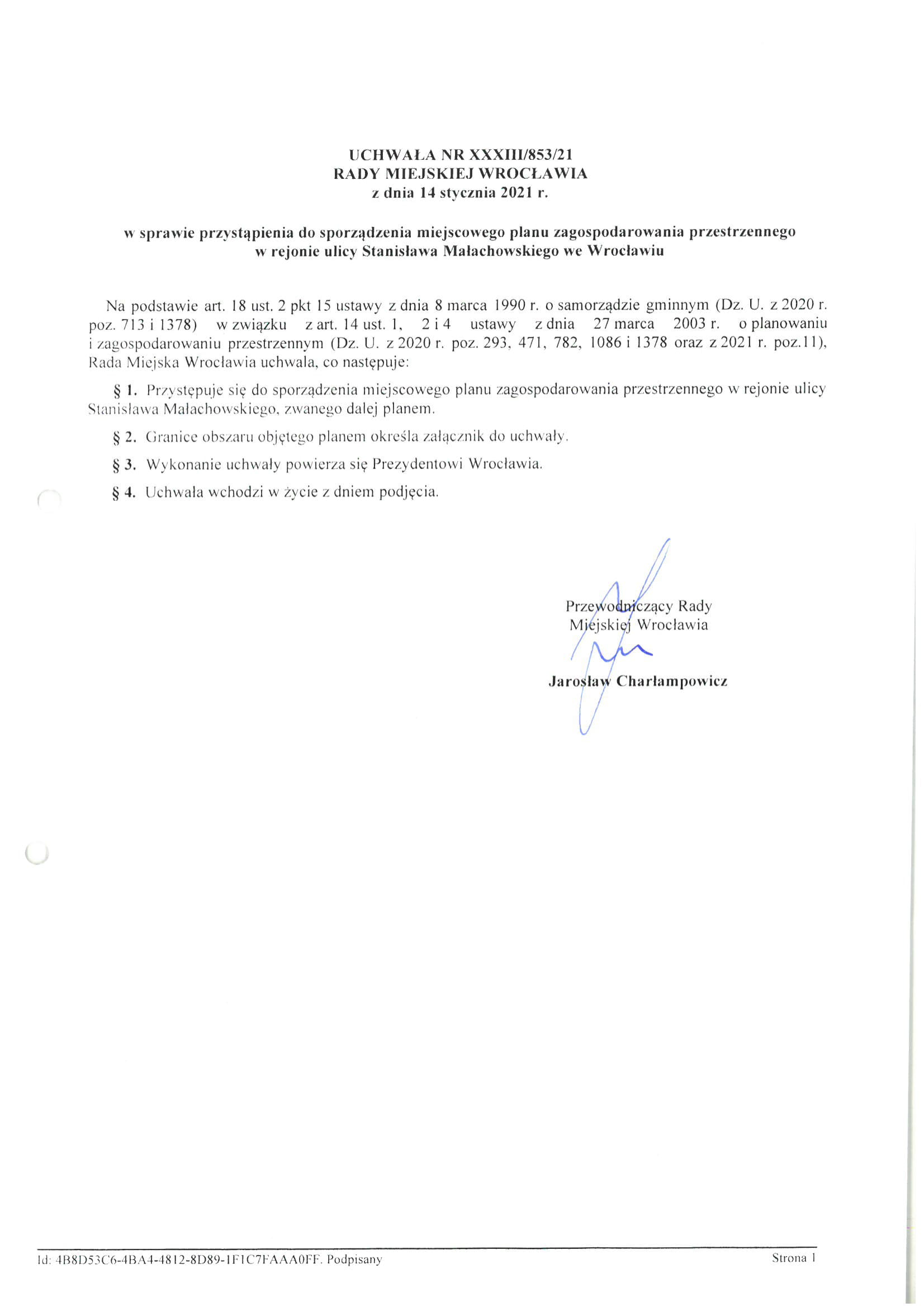 RO Przedmieście Oławskie mpzp Małachowskiego 5