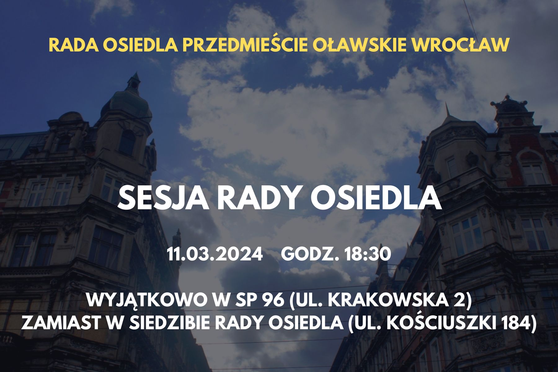 SESJA RADY OSIEDLA MARZEC 2024