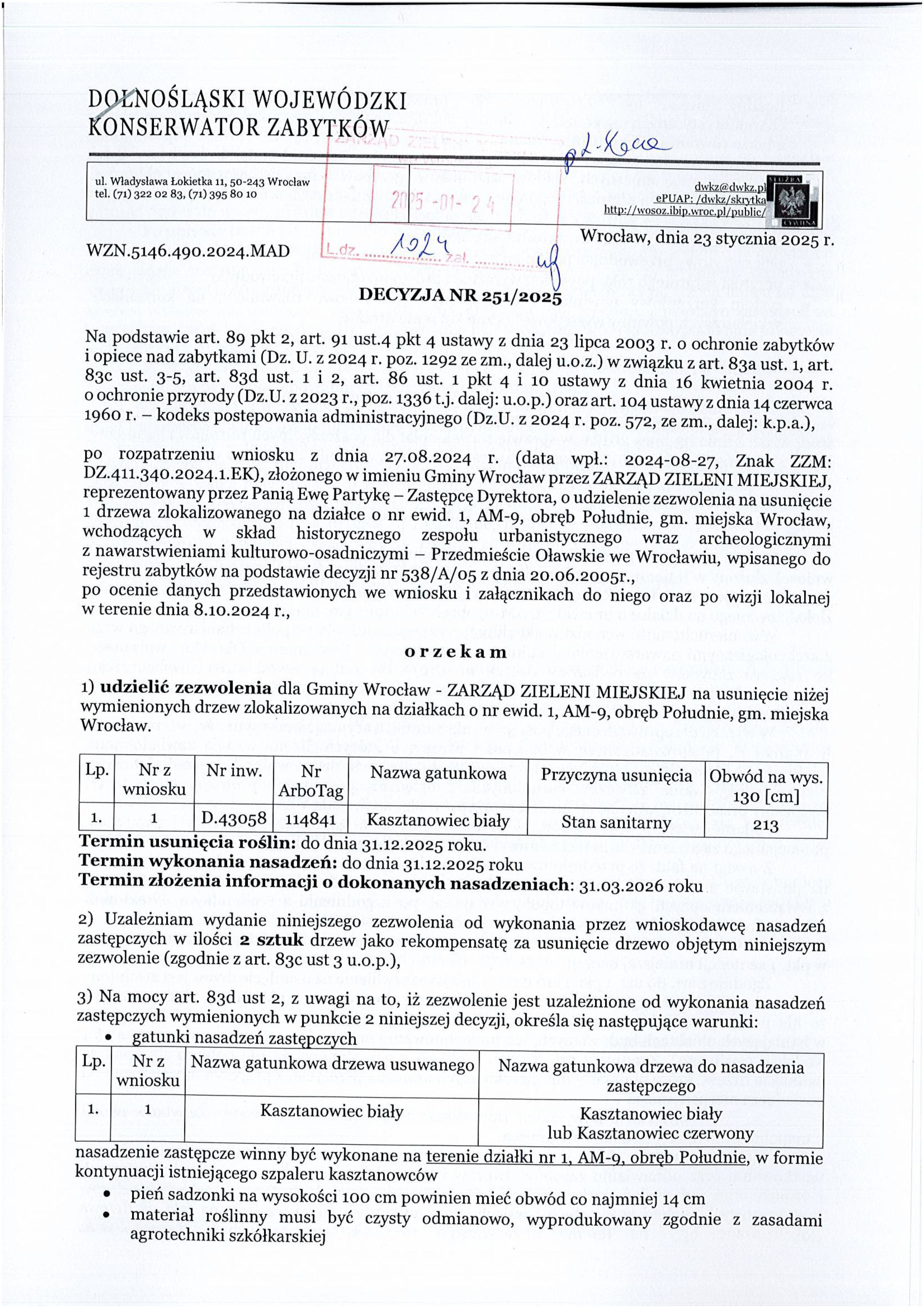 wycinka drzew pułaskiego I