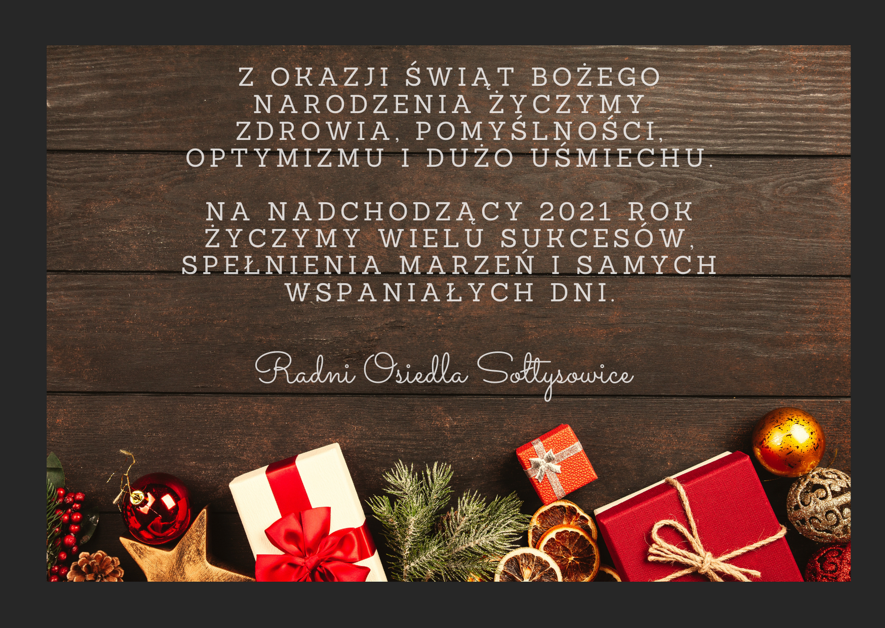 Red Black Ribbon Photo Christmas Card