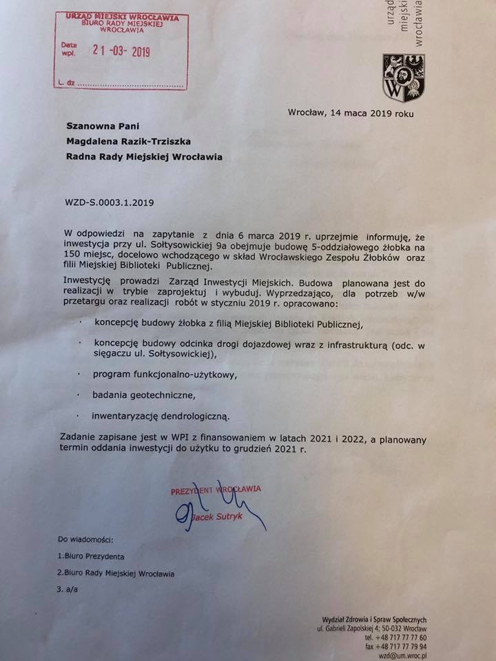 odp żłobek