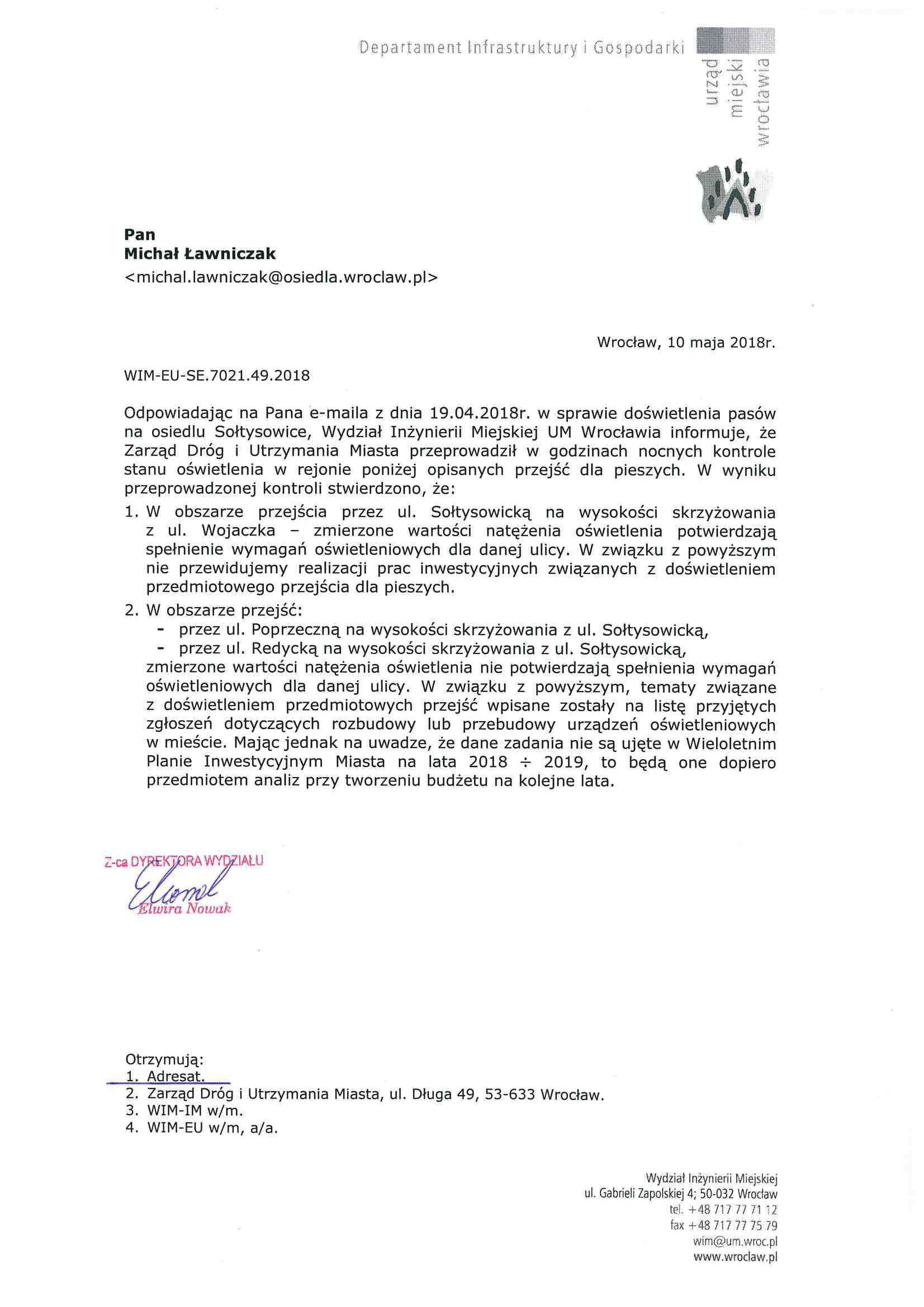p Ławniczak oświetl przejść ul Sołtysowicka2 1d