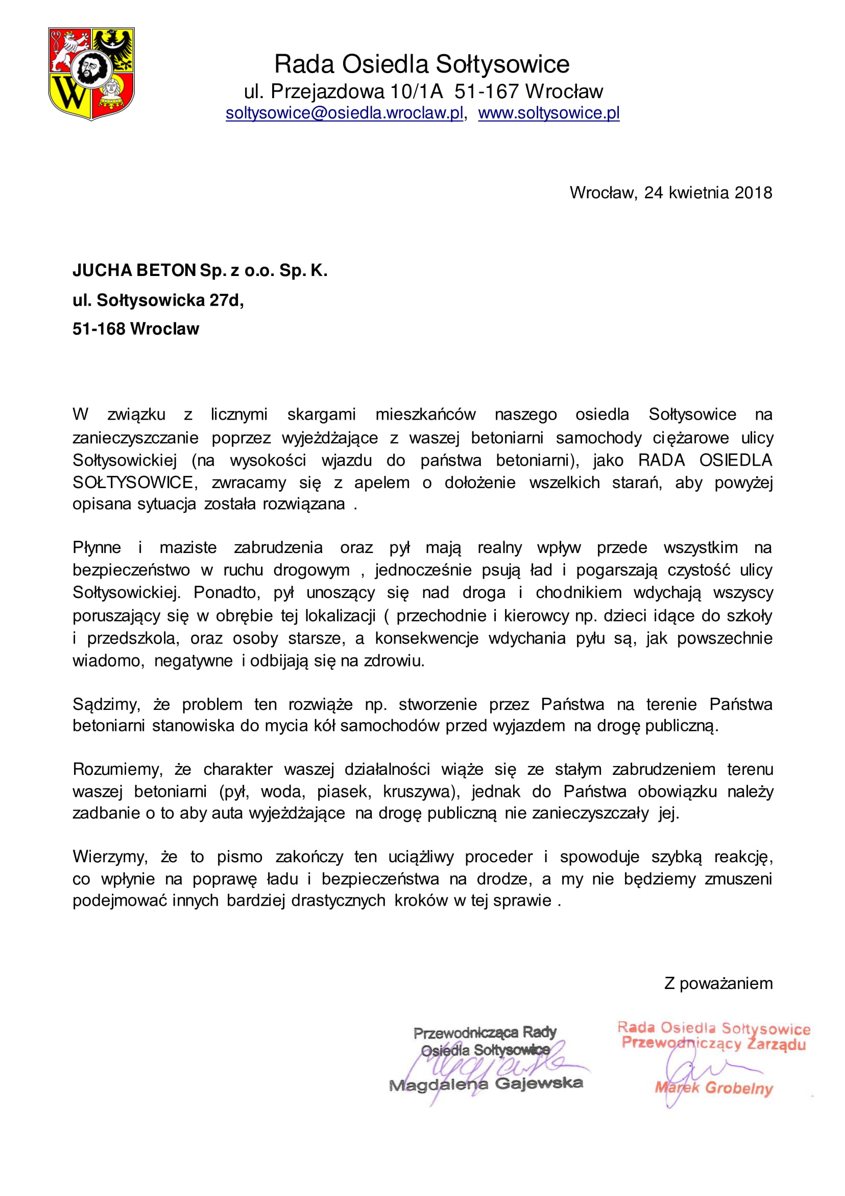 pismo betoniarnia jucha druk 1