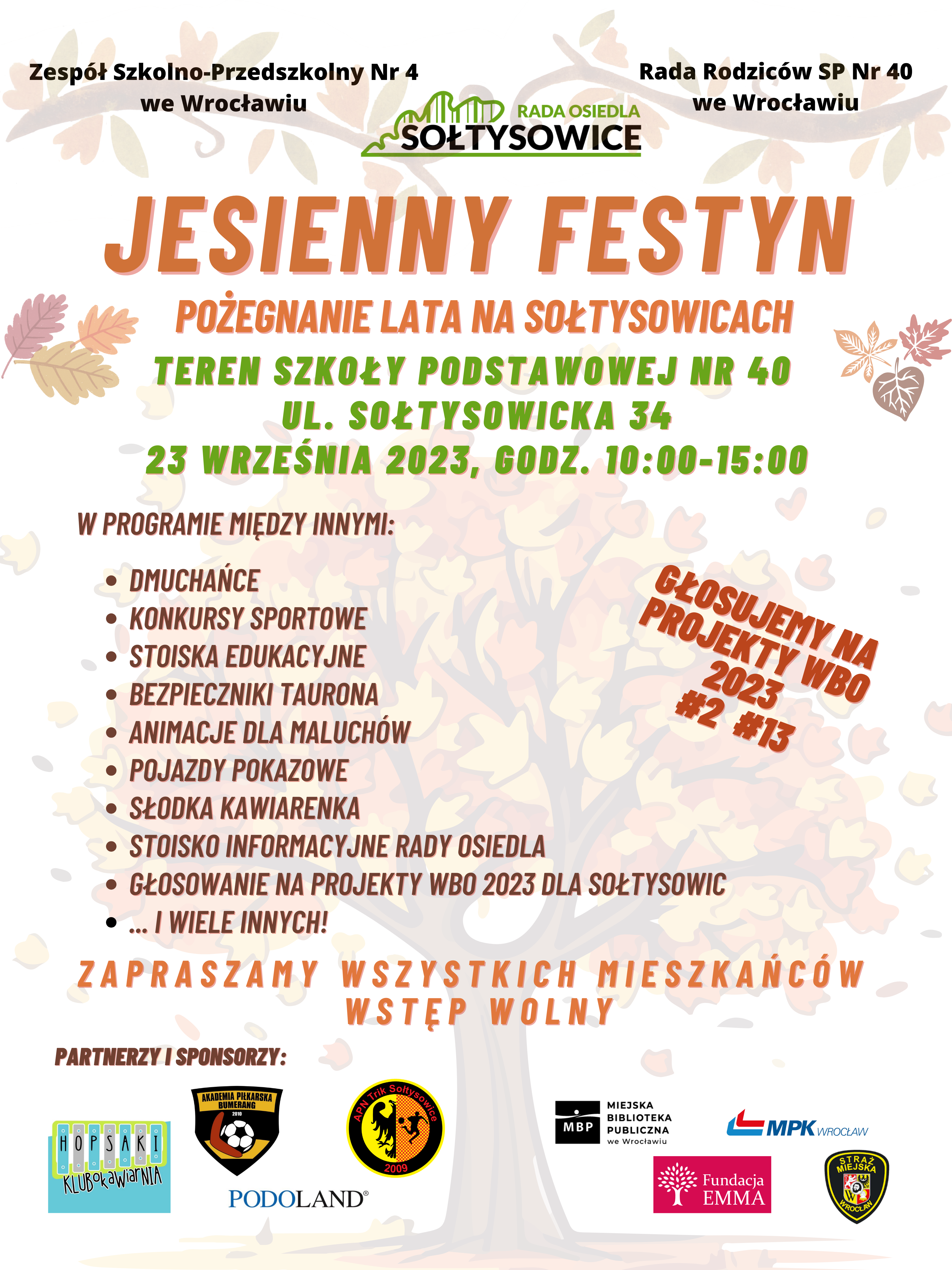 plakat festyn jesienny 2023