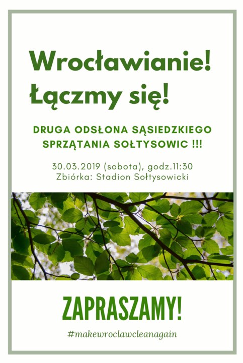 plakat sprzątanie