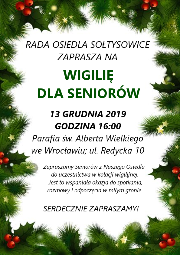 plakat wigilia 2019