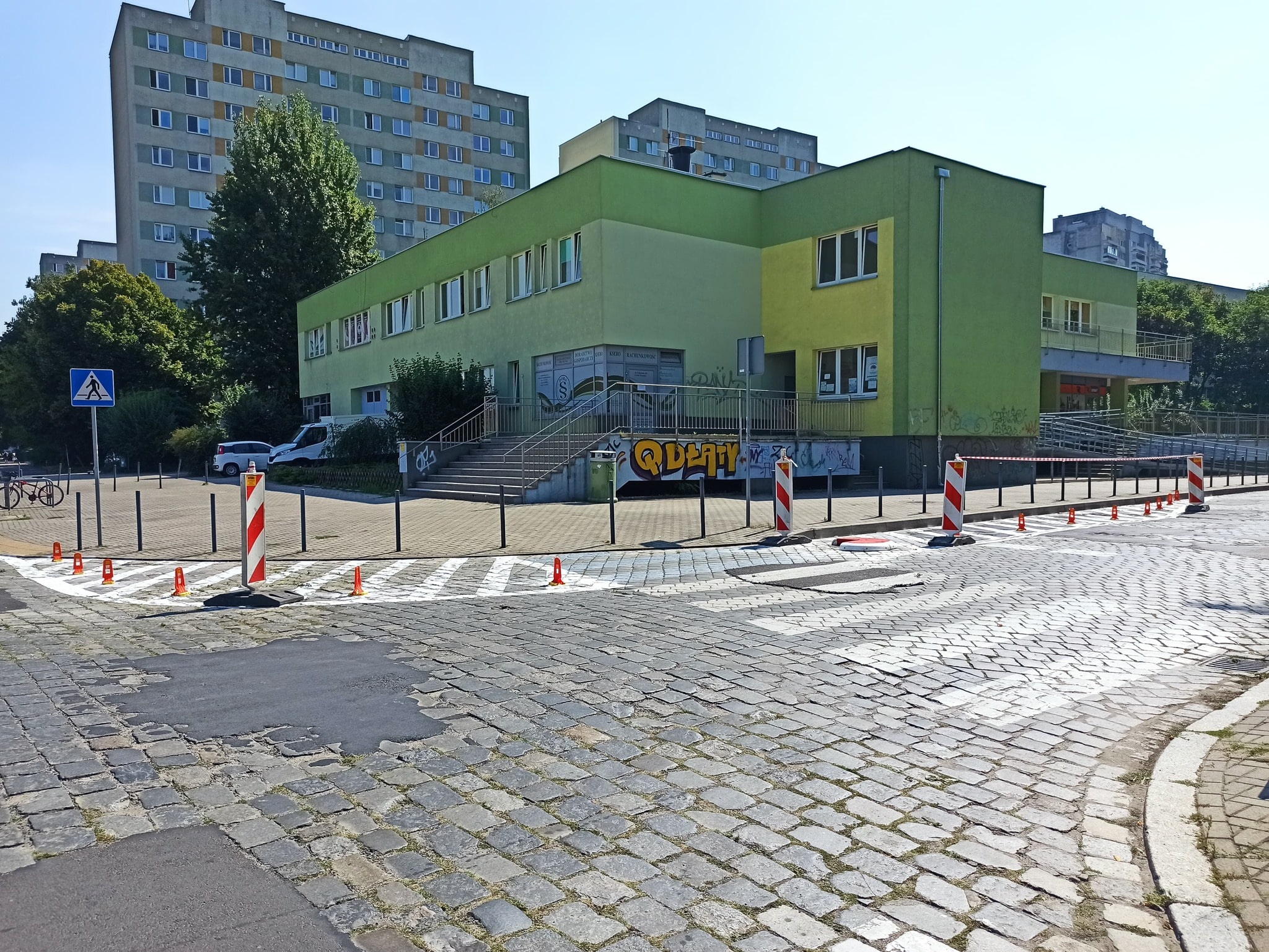 przejscie dla pieszych scinawska litomska min