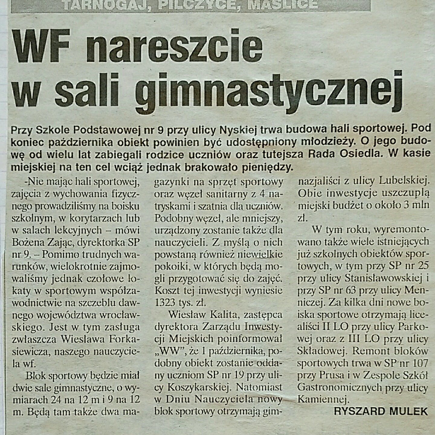 22 11 Września 2000 Wieczór Wrocławia