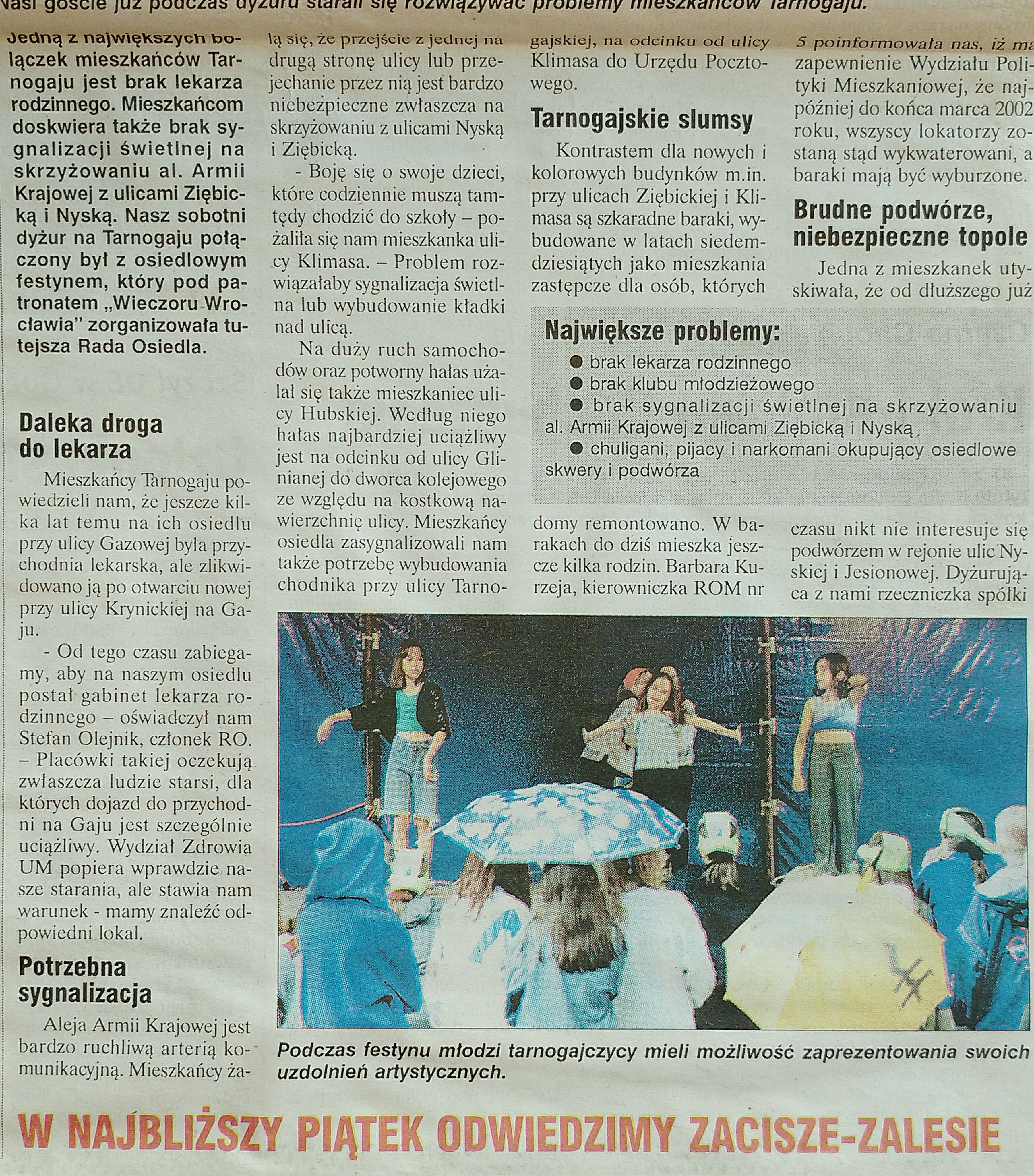 11 18 Czerwca 2001 Wieczór Wrocławski