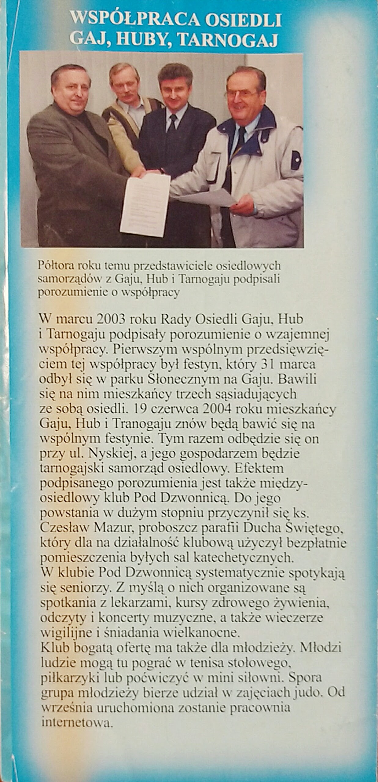 0 2003 porozumienie