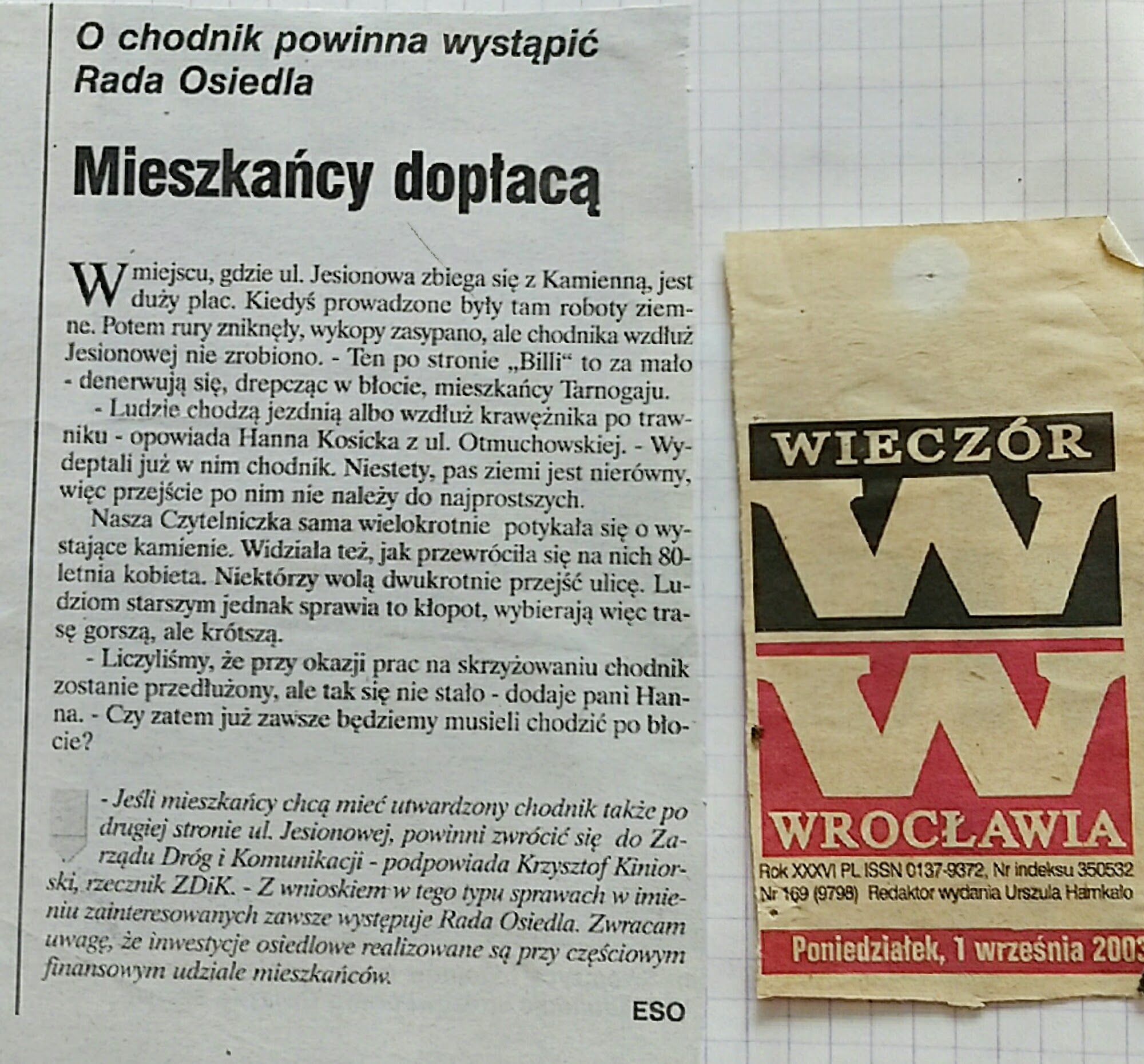 14b 1 wrzesnia 2003 Wieczór Wrocławia