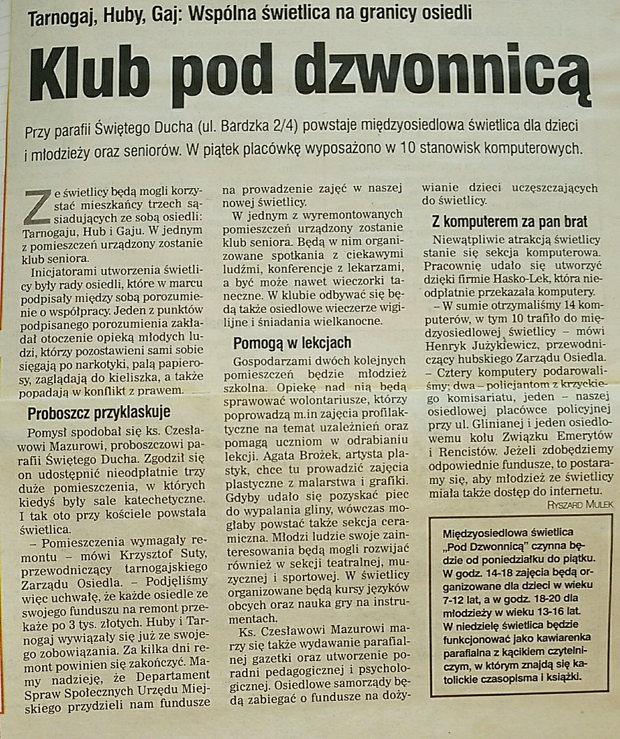 15b 1 wrzesnia 2003 Wieczór Wrocławia