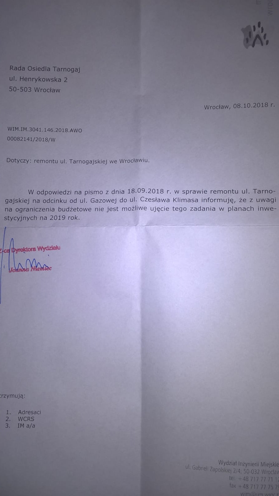 remont tarnogajska