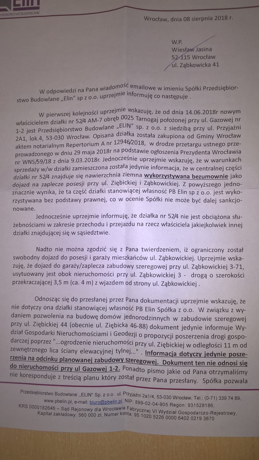 Zabkowicka W1