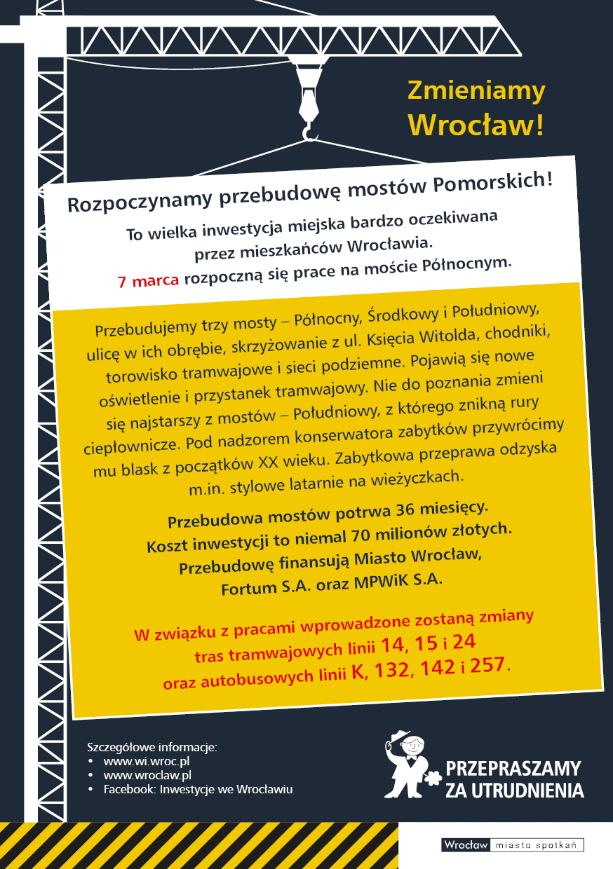 organizacja ruchu mosty pomorskie MPK 1 2