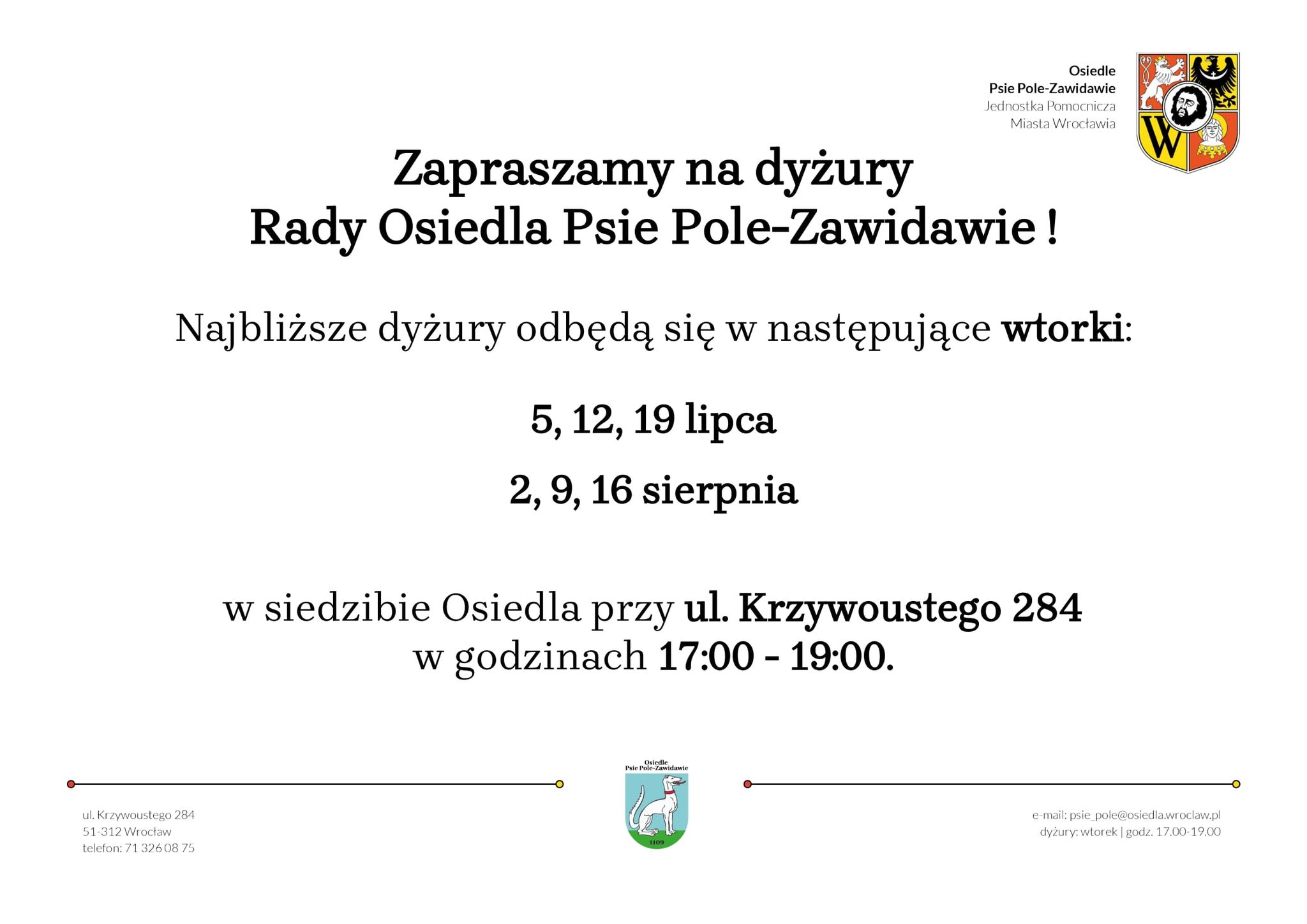 Dyżury lato