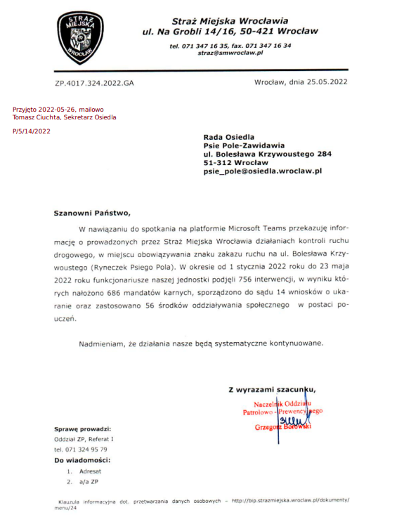 SM interwencje na rynku PP 2022