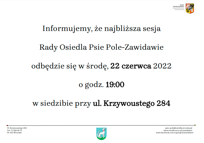 Sesja czerwiec